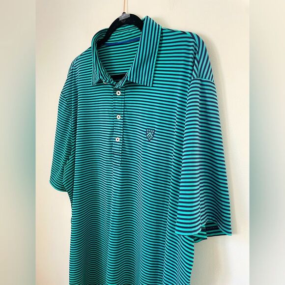 Polo Ralph Lauren RLX Golf Performance Stretch Short Sleeve Green Polo Shirt 2x - Picture 1 of 11